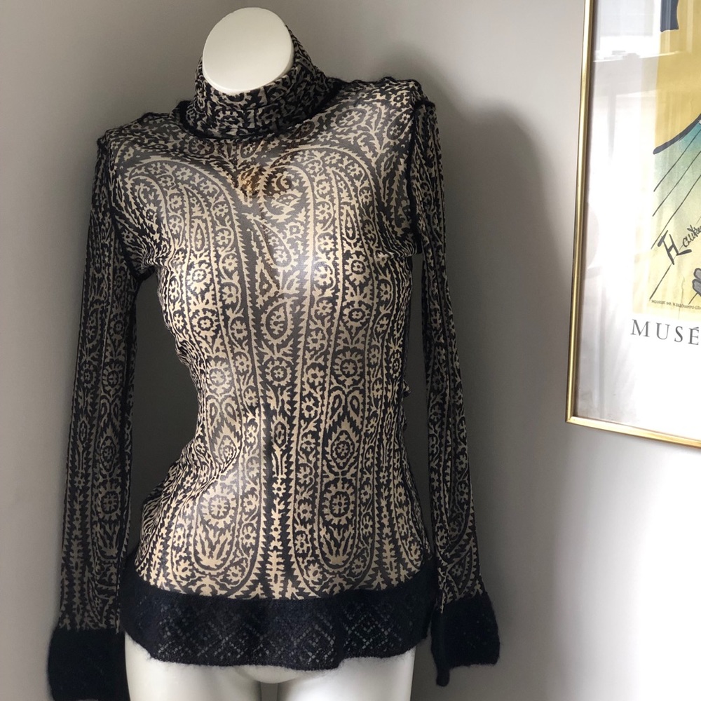 ‼️SOLD‼️JEAN PAUL GAULTIER TOP MESH SHIRT MAILLE